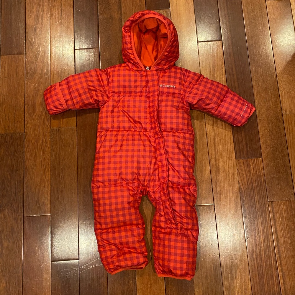 Columbia One-piece Snowsuit 12-18M Red Unisex